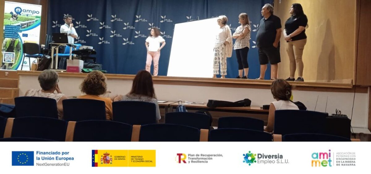 Presentación de Qampo Diversia en el taller para cuidadores no profesionales