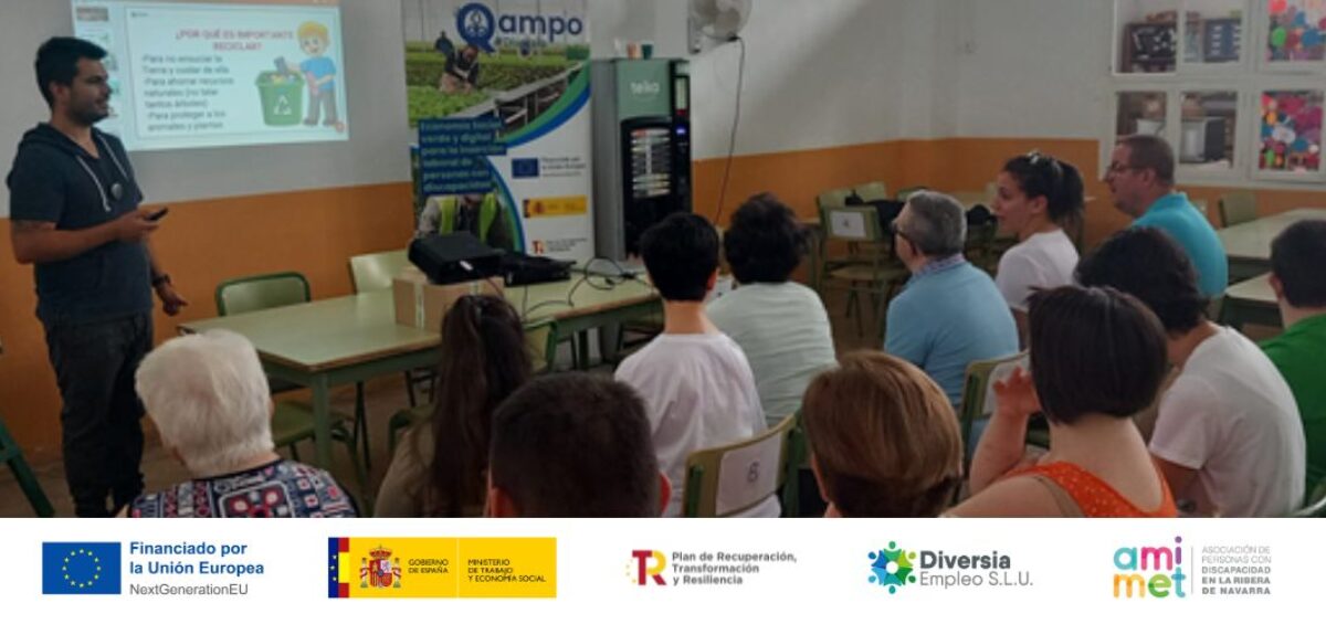 taller para el empleo verde inclusivo sobre compostaje y reciclaje